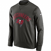 Men's Tampa Bay Buccaneers Nike Pewter Sideline Circuit Performance Sweatshirt,baseball caps,new era cap wholesale,wholesale hats